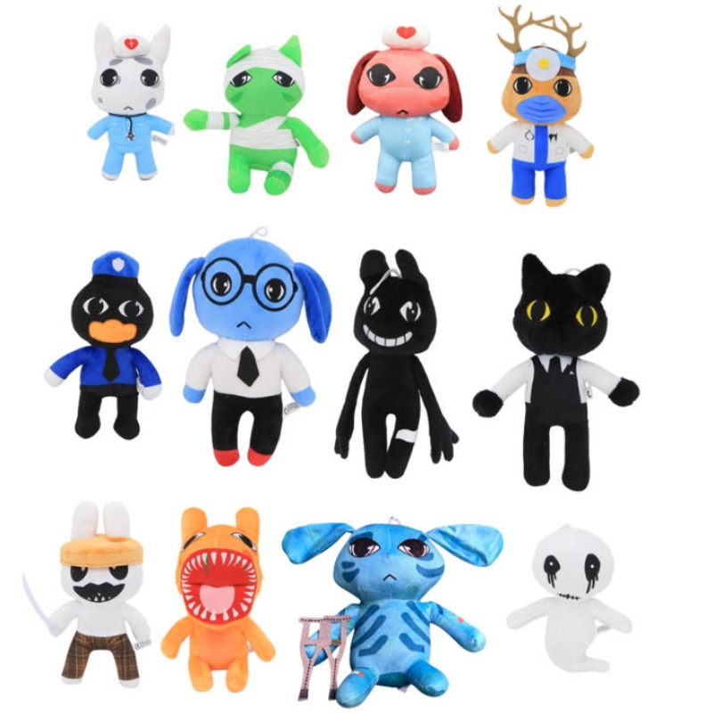 Gaming Accessories Toys - Pluszowe lalki z horroru „Animal Hospital”,